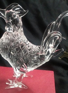 12生肖水晶十二礼品属相小摆件玻璃全套鼠牛虎兔龙蛇马羊猴鸡狗猪