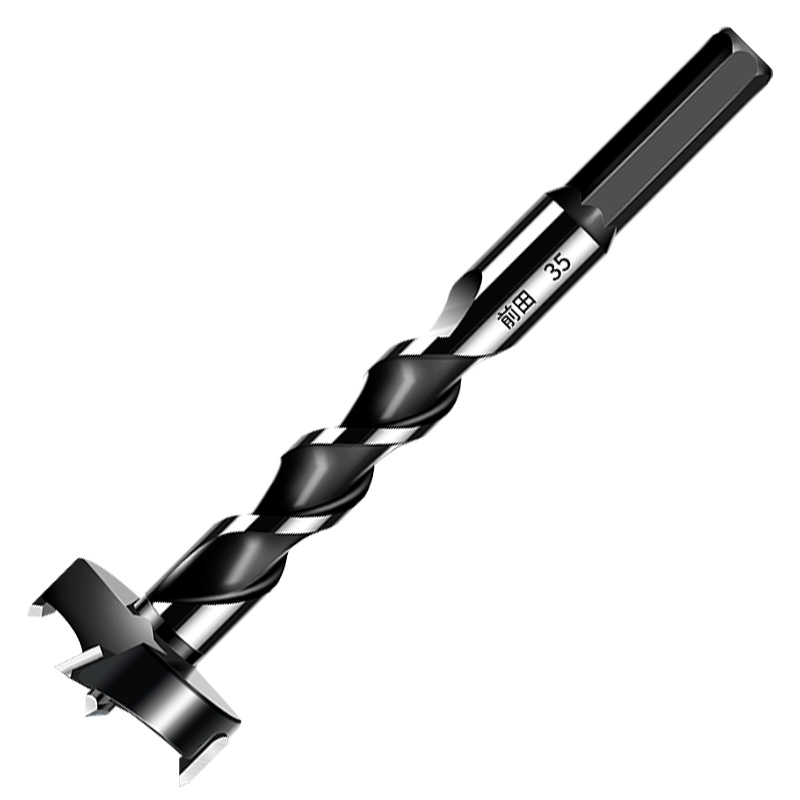 木工开孔器加长型钻头铰链合页打孔木用门锁抽屉孔超长18mm扩孔钻