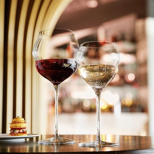 U Mi LIVING卡隆酒具法国酒具无铅水晶玻璃红酒杯香槟高脚杯子