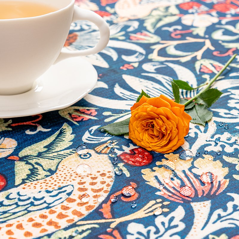 妙HOME复古设计师款防水防油桌布餐布美式欧式餐桌布艺长方形桌布