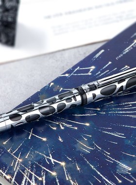 意斯华 Asvine M169 超大容量吸墨器笔杆灌墨两用式金属镂空钢笔