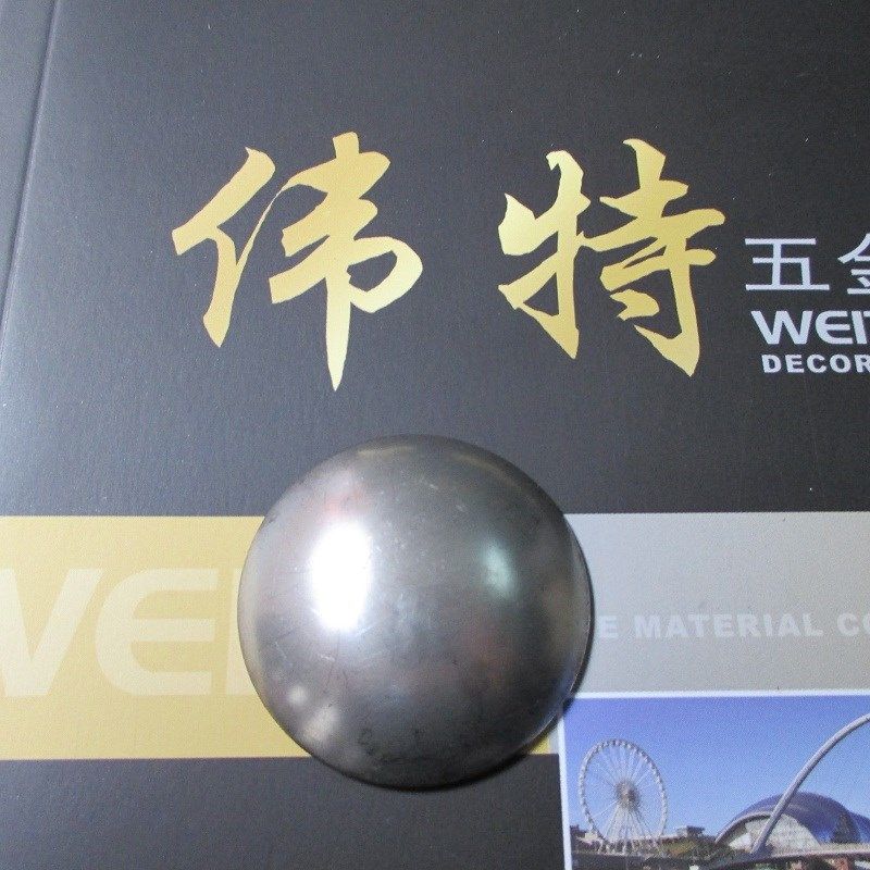 201不锈钢圆管拱形封口片凹面焊接堵头冲压件装饰配件封头