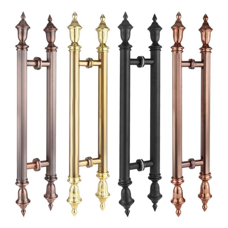 玻璃门拉手门把手定订制做铝板扶手水晶木头仿古拉手把手定做