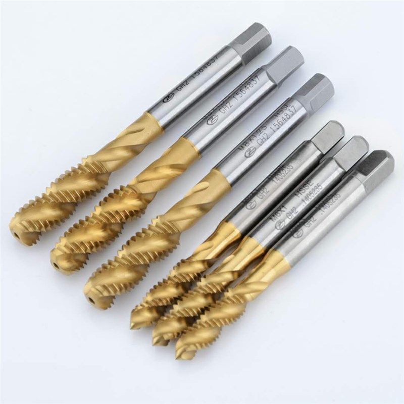 钻攻含钴气门嘴专用机用螺旋丝攻气门芯丝锥 5V1 6V1 8V1直槽丝锥