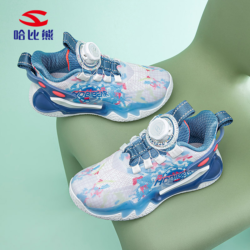 男童运动鞋网面透气2025春夏季