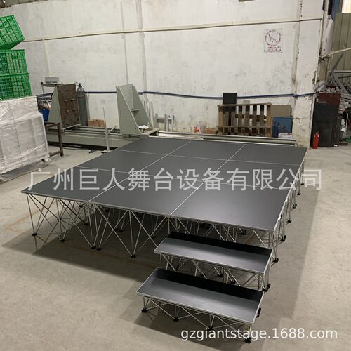Folding stage 拉网支架舞台 室内活动拆装简易舞台