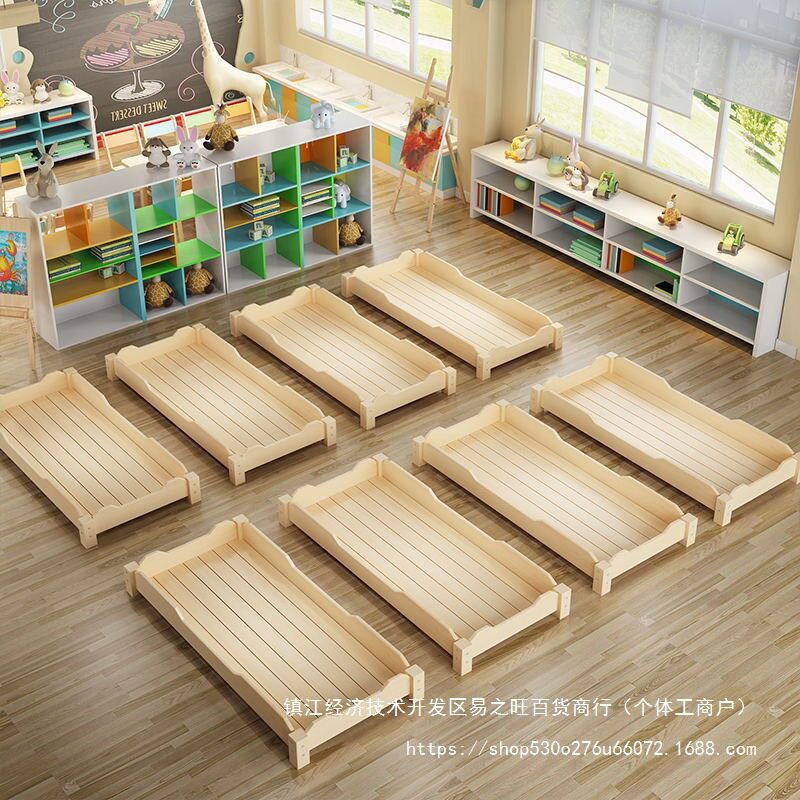 幼儿园小床午睡叠叠床午休床托管班幼儿园床小学生托管午休床小床
