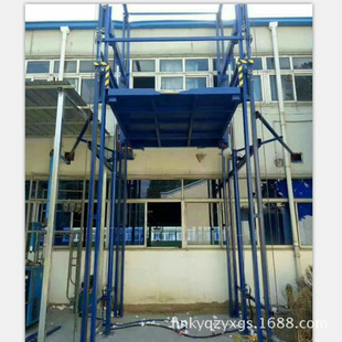 2吨货梯1吨12米液压升降平台500公斤升高14米 升降机轮液压缸