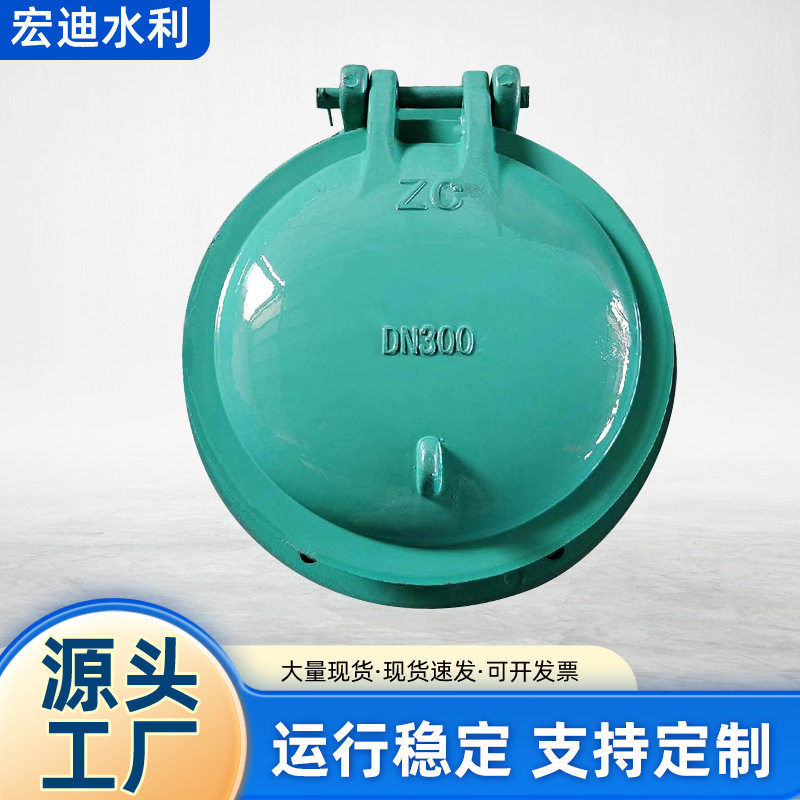 玻璃钢拍门防倒灌浮箱式管道止回阀污水处理波纹管阀门玻璃钢拍门