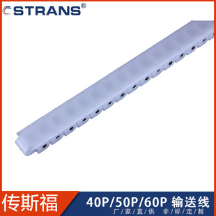 40P链板50塑料链条塑钢链条 POM小瓶输送链 60白色防电工业链板