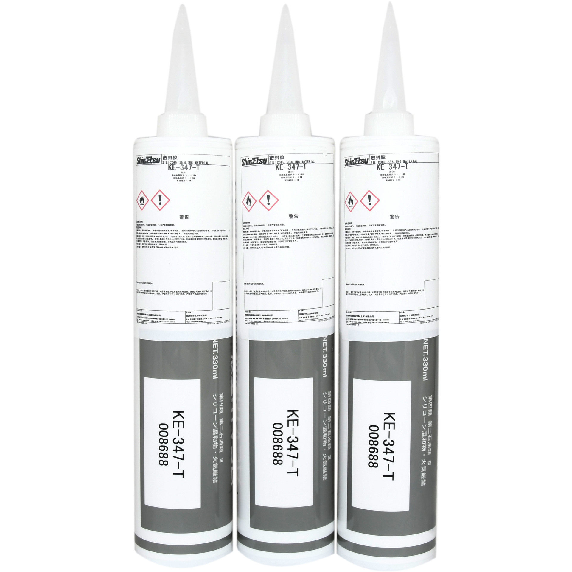 一液型防水胶RTV KE-347-T信越低粘度流动性 KE-347-T防尘胶水