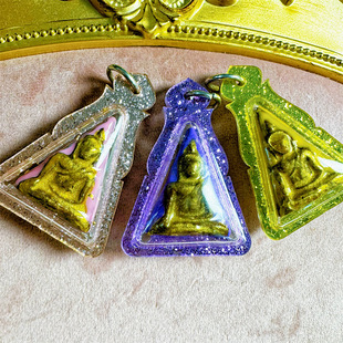 泰国佛系牌  阿赞比亚 五符管南帕亚带油  原庙真品泰牌