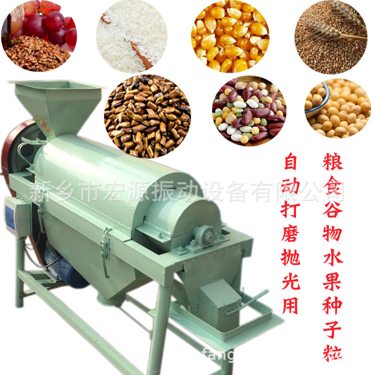玉米芯颗粒打磨机 钢刷打磨 清理表面浮尘 沟壑内脏污 1.5-10吨/h
