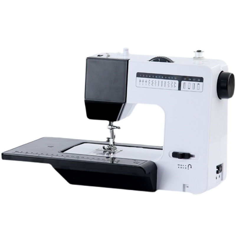 友立佳737缝纫机小台式便捷吃厚双针缝补裁缝机家用电动脚踏衣车