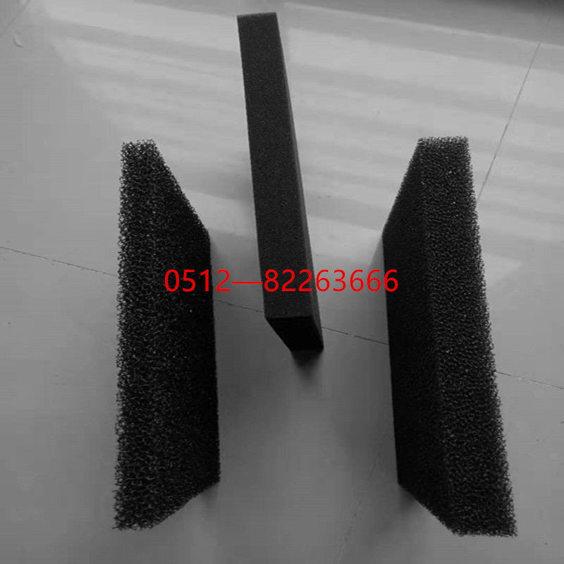 鼓风机聚氨酯防尘过滤网 黑色防尘过滤棉空压机 过滤网状海绵40mm