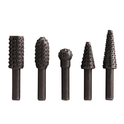 木工打磨钻头旋转锉刀木材开槽钻头硬木打磨雕刻工具专用电动磨头