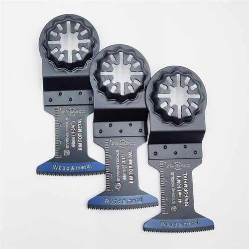 拜恩工具万用宝锯片快拆圆口木工切割开槽通用型双金属振动刀片