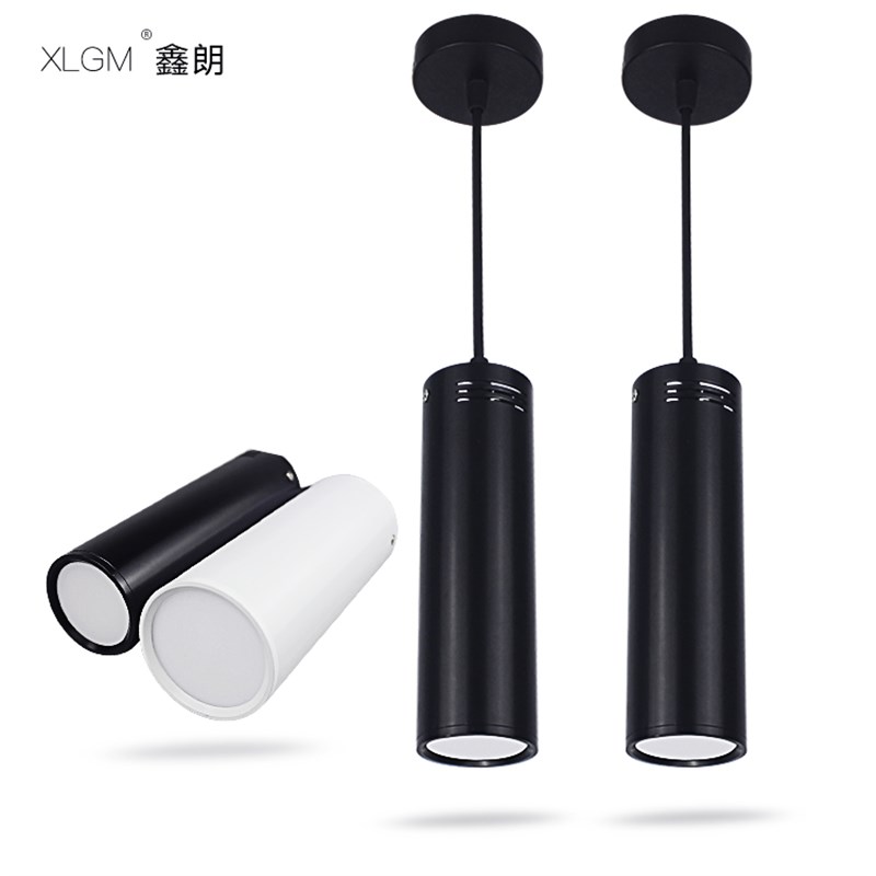 led明装筒灯吊装筒灯射灯餐厅吧台商场展厅美发店工作室吊灯7W20W