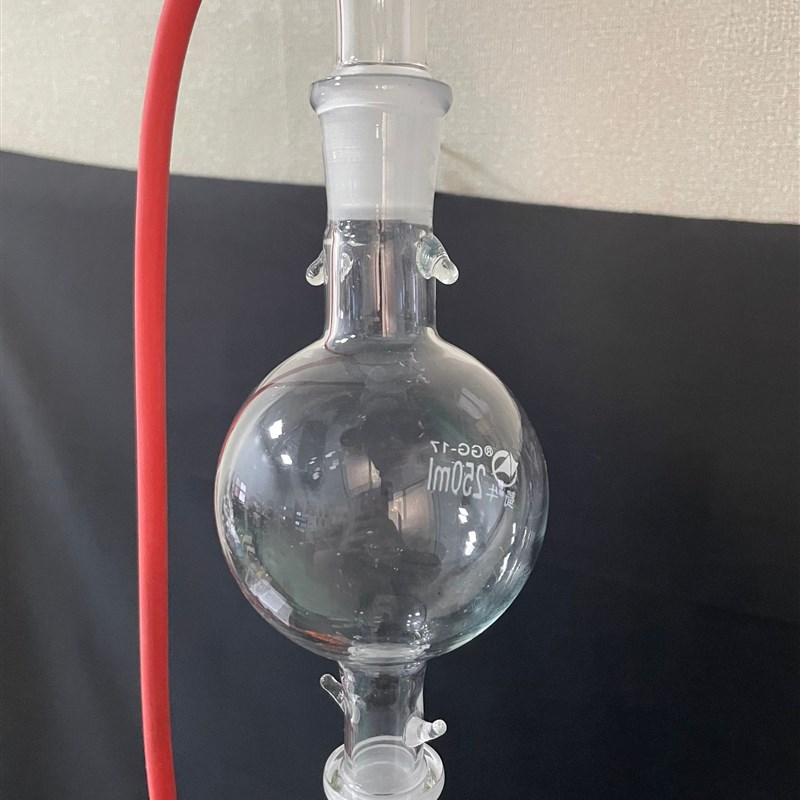 玻璃层析柱透明全套抽气头储球砂芯离子交换四氟活塞分析加压套装