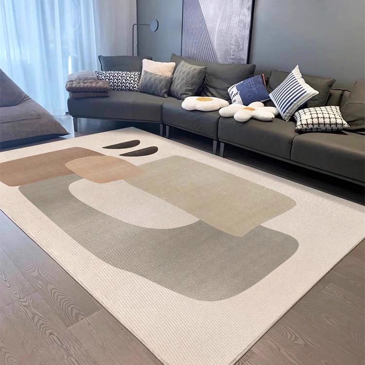 北欧轻奢极简客厅茶几地垫可定制