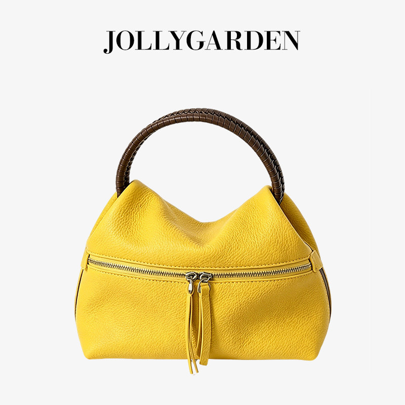 JOLLY GARDEN【蜜禾】2026新款编织手柄盒子包通勤手提单肩斜挎包