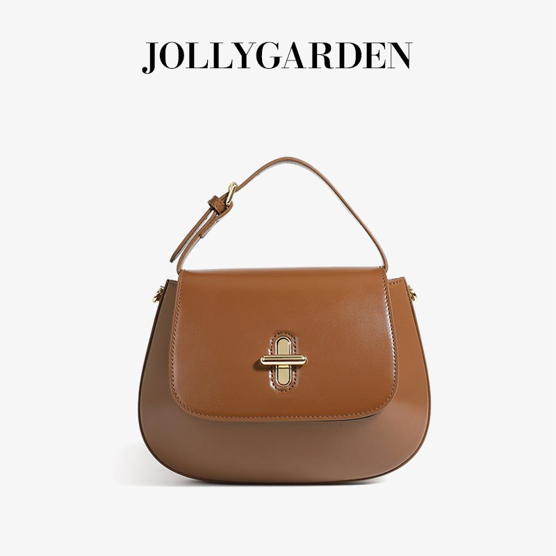 马鞍包牛皮单肩斜挎日常通勤出行