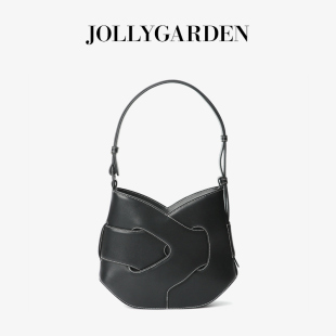 新款 风信 真皮编织扭结包通勤女士手提单肩斜挎包 GARDEN JOLLY