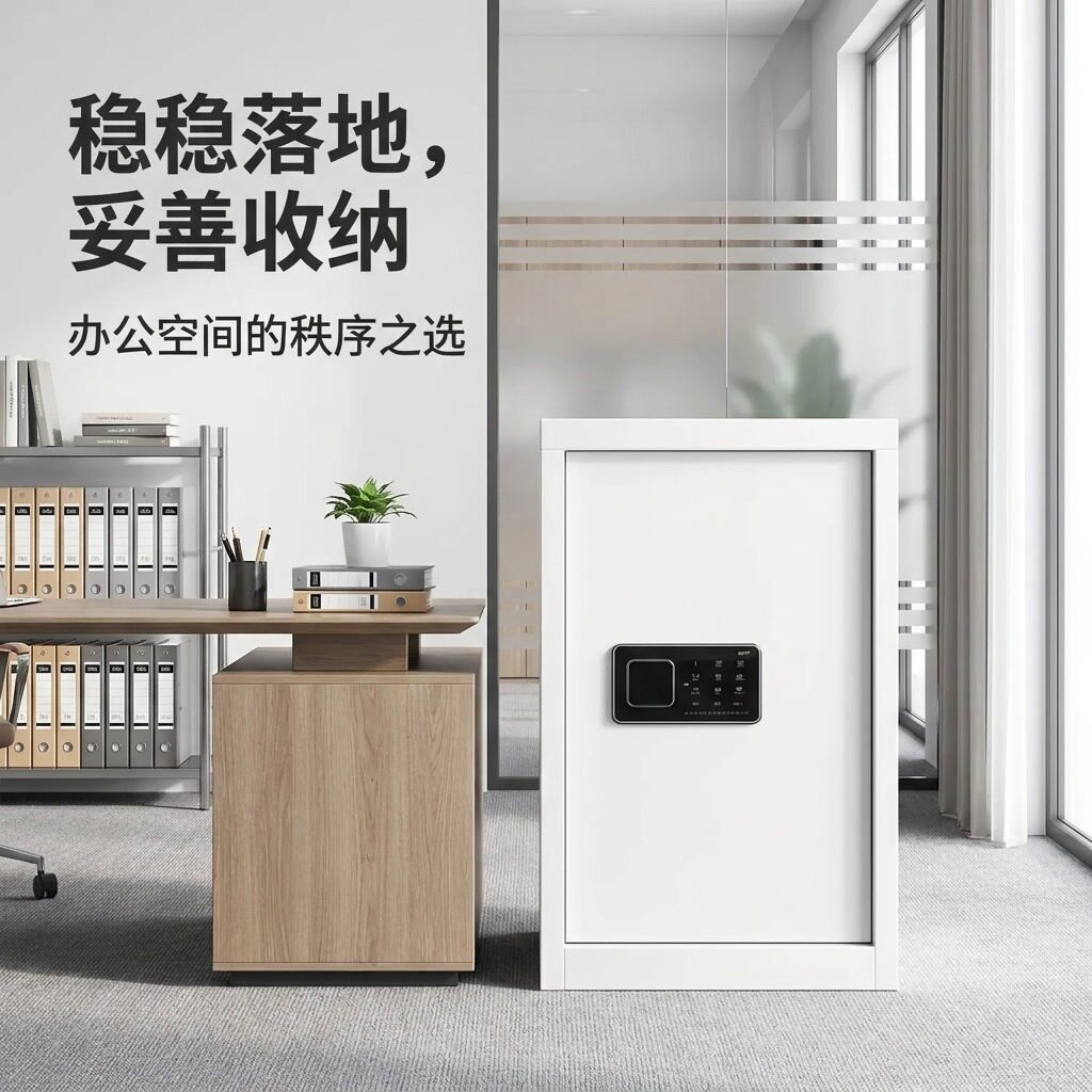 办公保密文件铁皮柜便捷快开重要证件票据企业档案凭证防撬收纳柜