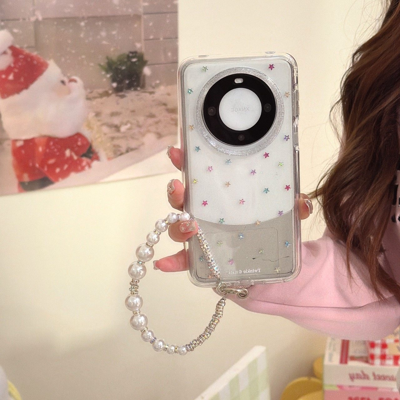 吉能虎新款七彩小星星适用于华为Mate80pro带手链手机壳Pura80全包防摔Mate70创意ins风女款保护套,3C数码配件,手机保护套/壳,淘宝优惠券,粉丝福利购,淘宝优惠卷