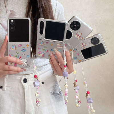 ins小猫小狗折叠手机壳