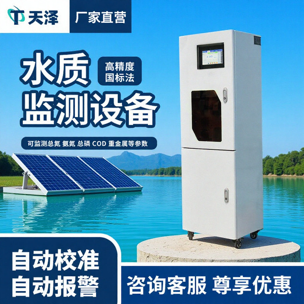 国标法水质监测站污水监测系统总磷COD总氮设备水质在线监测仪