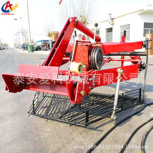 辽源市收蒜机拖拉机配套大蒜收获机 前置1.1米宽幅自动挖蒜机