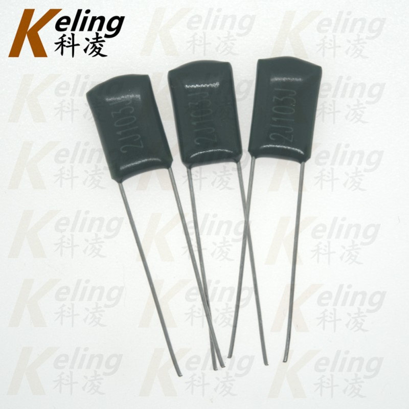 涤纶电容 CL11电容器 630V103 10NF 2J103J 5% 1袋1000只
