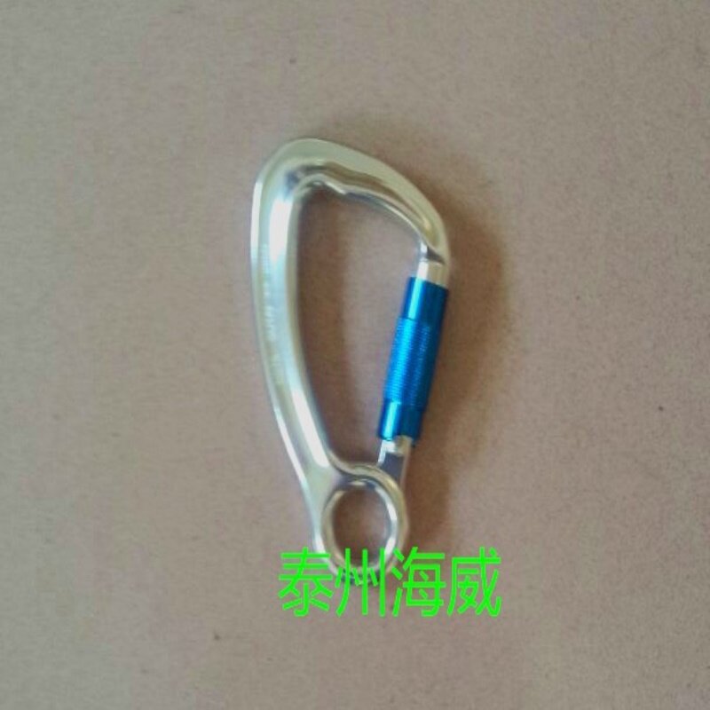供应铝合金D型自动锁 安全钩  户外D型快挂  挂钩