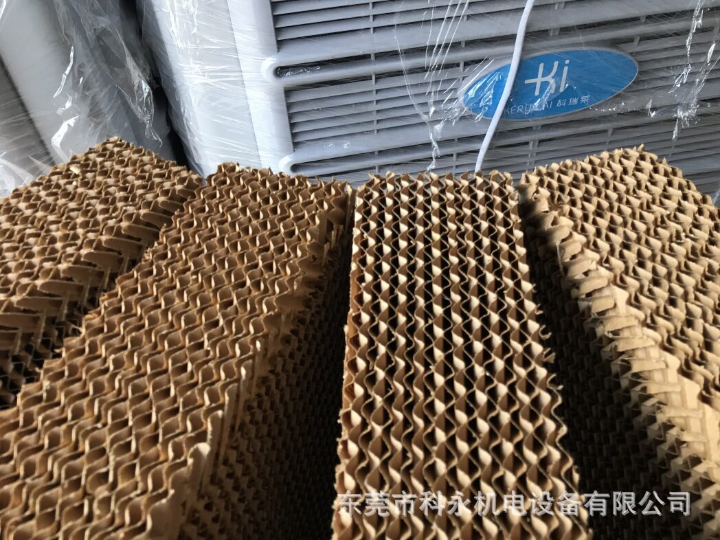 降温湿膜蒸发式水帘幕湿帘纸水蒸发式冷却器
