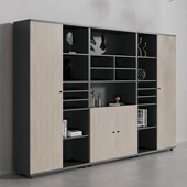 迪浩文件柜办公室简约现代柜储物柜经理室收纳柜置物柜落地办公