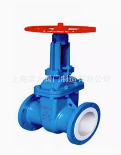 四氟闸阀 衬氟闸阀 上海滨大衬氟闸阀铸钢Z41F46 16C