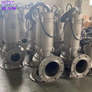 2205全不锈钢排污泵 1.5潜水化工泵316L 昕科潜污泵WQP10