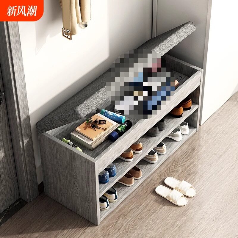 r^换鞋凳家用门口鞋架可坐入户鞋柜坐凳一体玄关储物凳子进门穿鞋