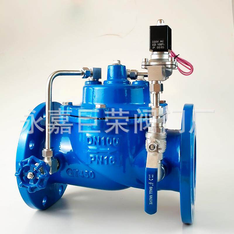 南高阀门600X-16Q水力电动控制阀操作式不锈钢