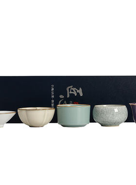 宋代五大名窑丨功夫茶具茶杯主人杯陶瓷单杯子套装茶盏伴手礼物