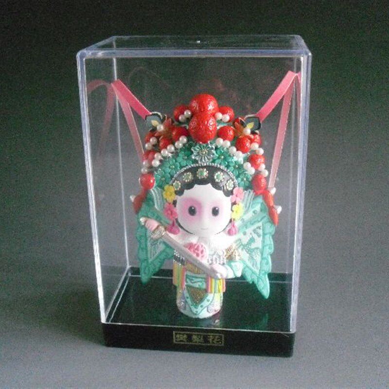 山东高密泥塑泥人女将樊梨花 戏曲脸谱人物商务外事礼品馈赠佳品