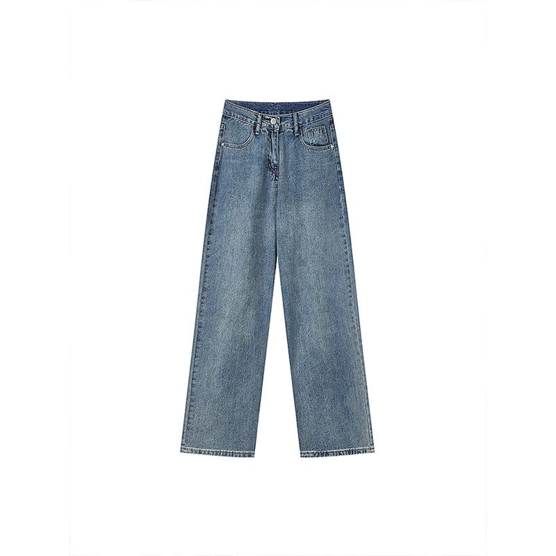 秋季大码女装胖妹妹显瘦裤子梨形身材阔腿裤粗腿宽胯直筒牛仔裤女,女装/女士精品,大码连衣裙,淘宝优惠券,粉丝福利购,淘宝优惠卷