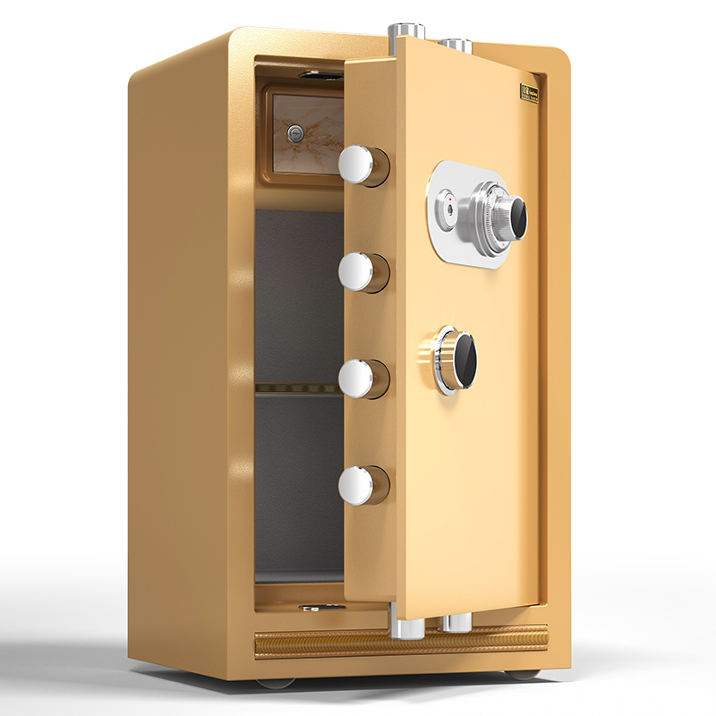 机械保险柜家用防盗小型保险箱密码钥匙大容量老式家庭防火保险箱