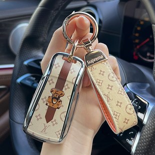 A7L A6L Q8车钥匙壳 奥迪A4L钥匙套女适用于A3