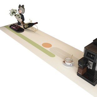 高级感皮革玄关柜桌垫防水防油桌布电视柜茶几餐桌边柜台面保护垫