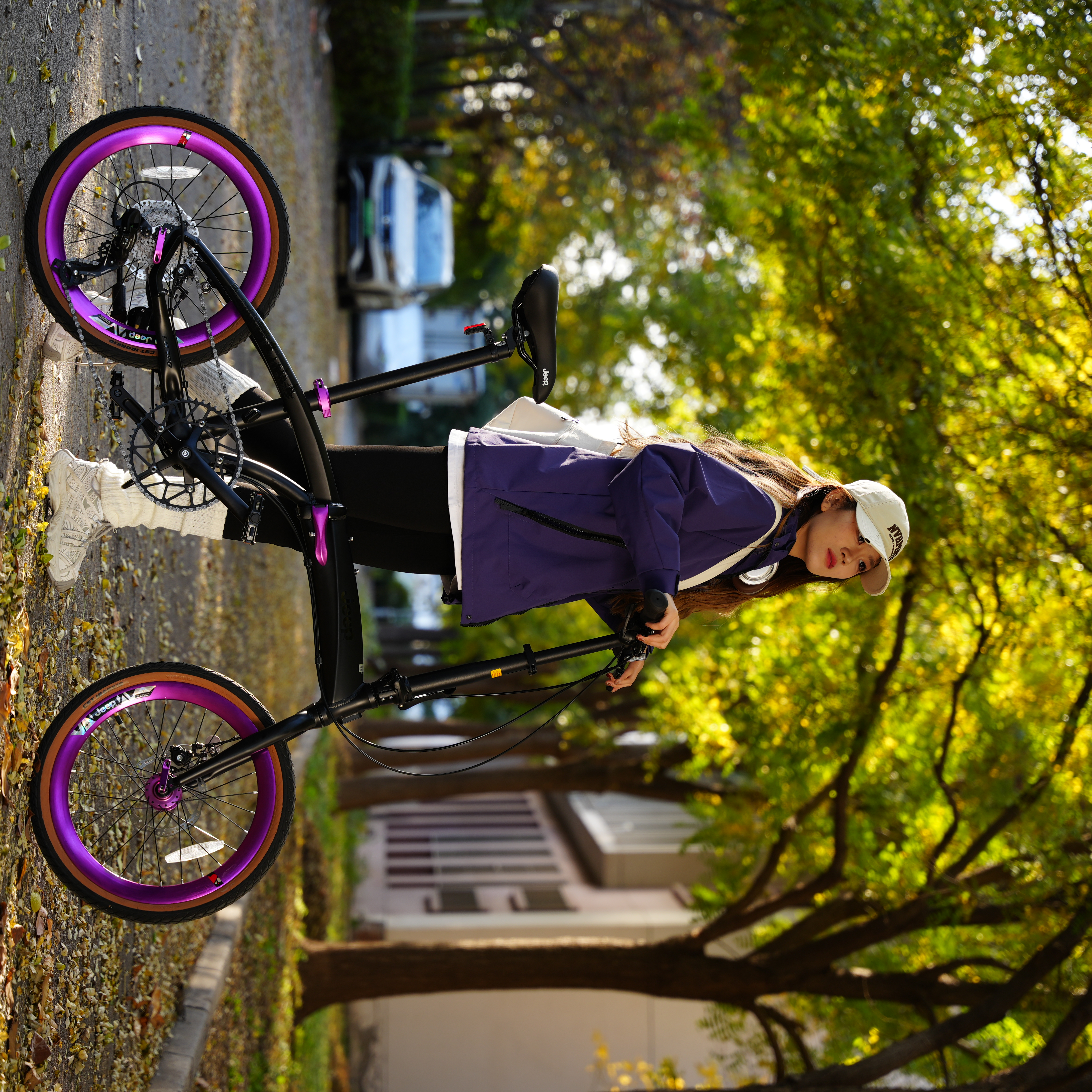 Jeep吉普折叠自行车男女式轻便