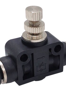 气动管道节流阀SLSA4管路调节阀ASA6调速接头PA8快插RQSM10气管12