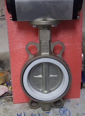 D671X-16P气动不锈钢对夹蝶阀 dn 50  65 80 100 125 150 200 250