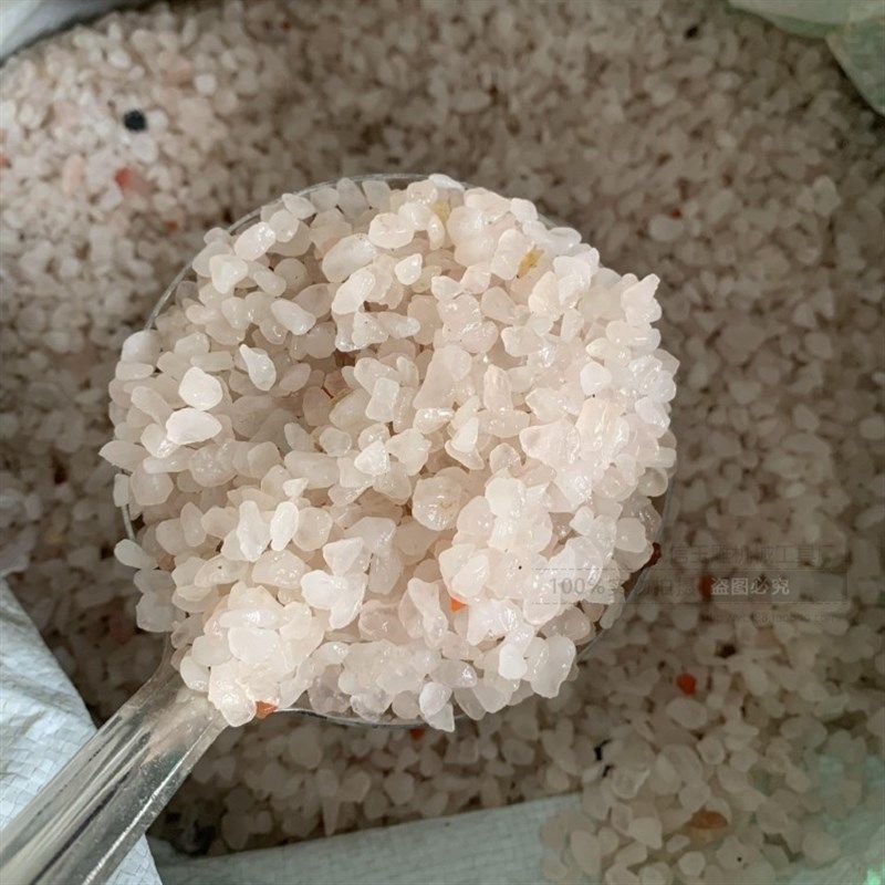 天然水晶石磨料耐磨粉晶优质精抛磨料震机研磨抛光碎石粒包邮